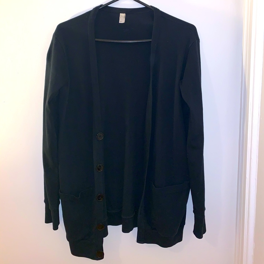 American Apparel Black cardigan